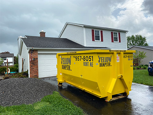 The Yellow Dumpster onsite
